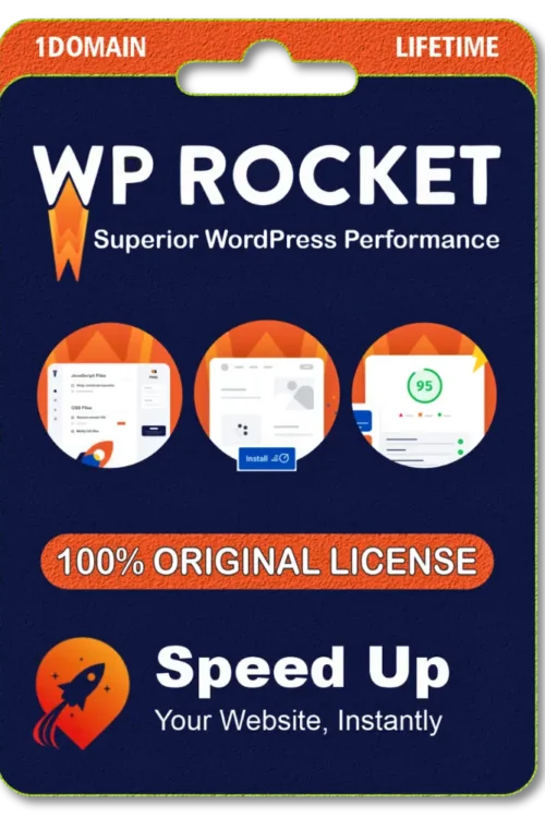 WP Rocket With Original License Key For 1 Year Auto Update