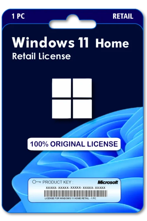 Windows 11 Home Retail Original License Key