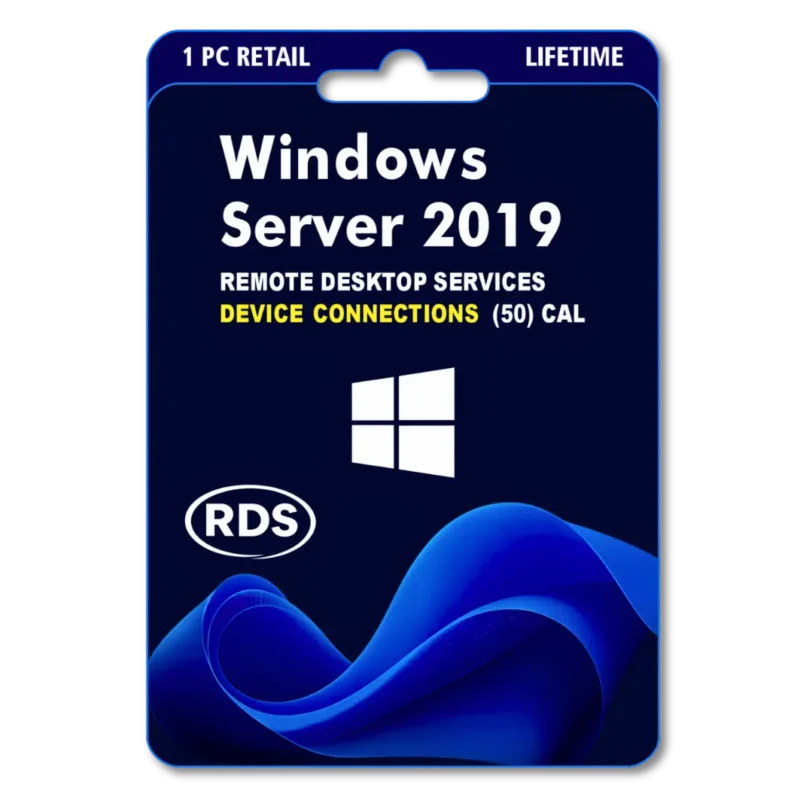 Windows Server 2019 Remote Desktop Services Device connections (50) CAL