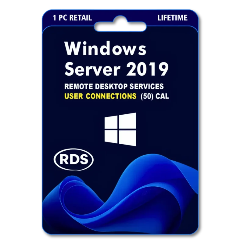 Windows Server 2019 Remote Desktop Services User Connections (50) CAL