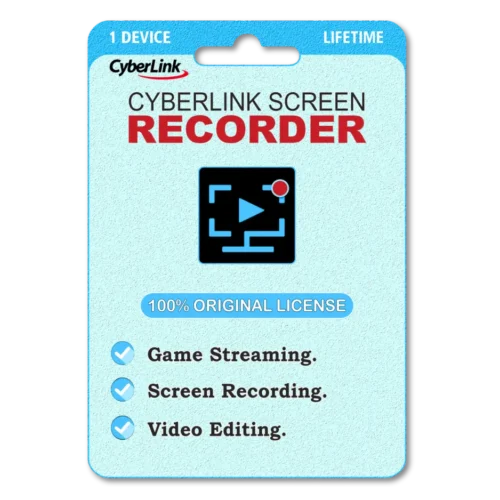 Cyberlink - Screen Recorder Key 1 Device Lifetime Key