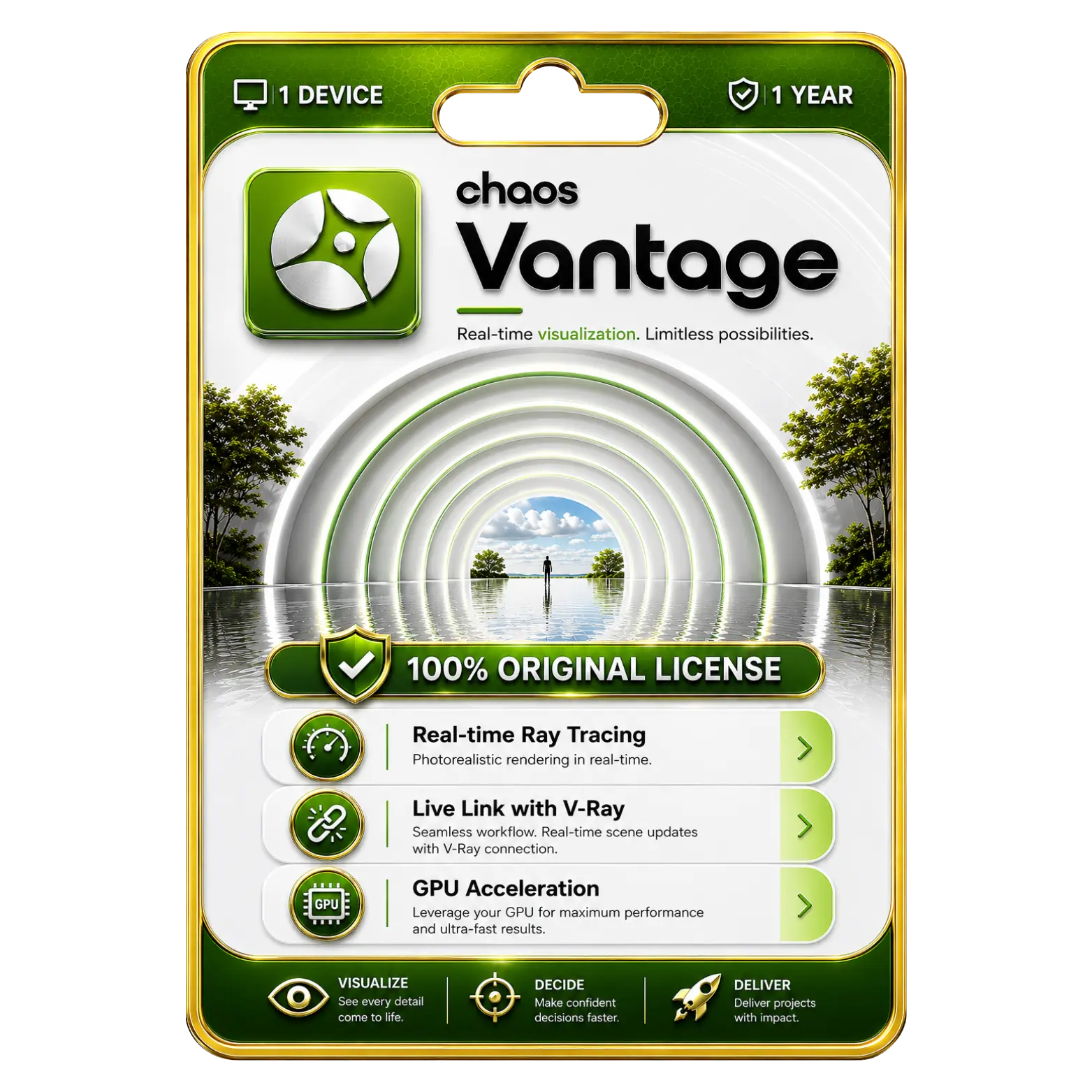 Chaos Vantage Chaos Vantage | Commercial License | Real-Time Pure Ray Tracing - Image 1