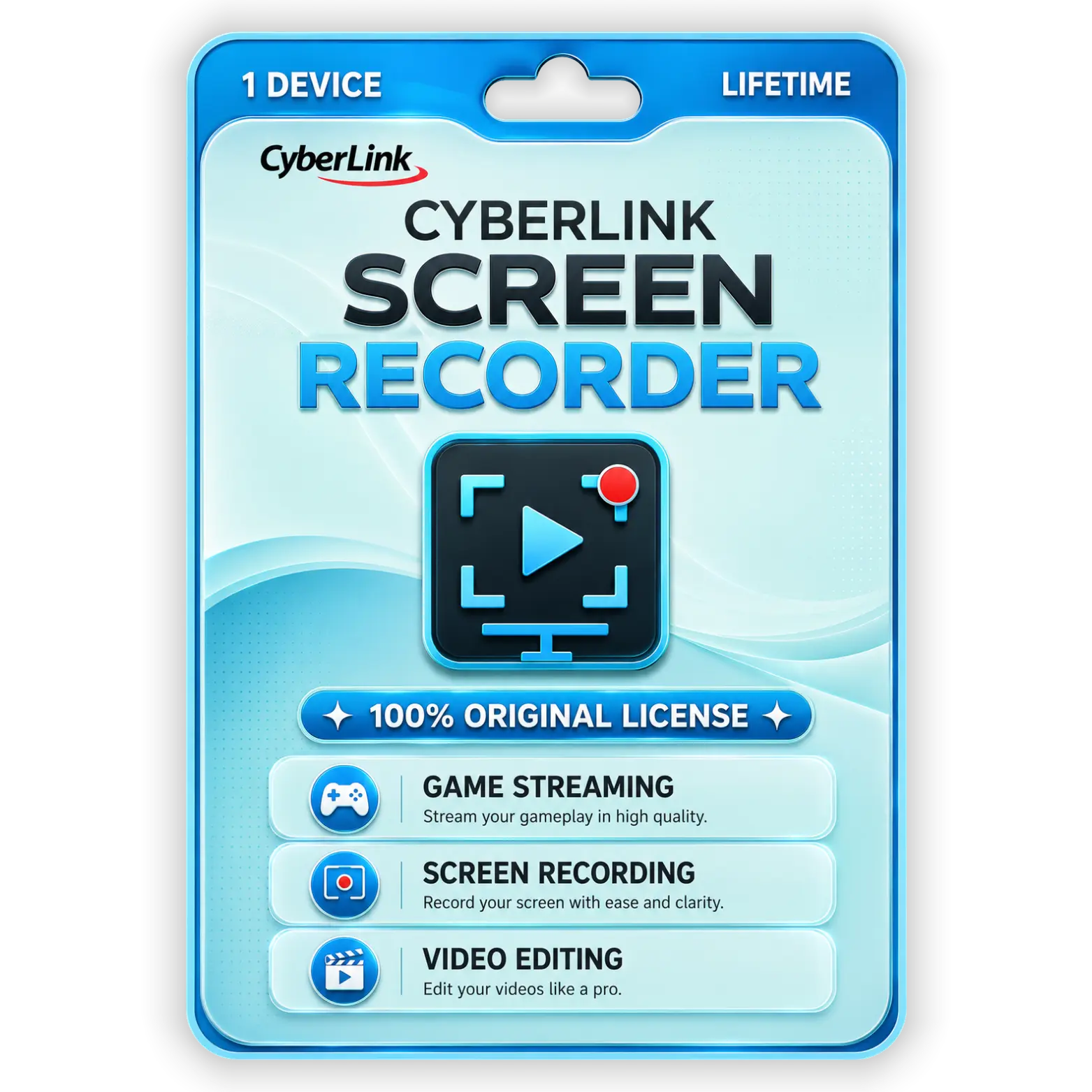 Cyberlink Screen Recorder Cyberlink - Screen Recorder Key 1 Device Lifetime Key - Image 1