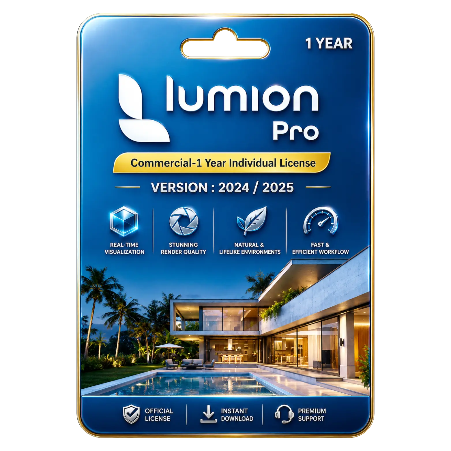 Lumion Pro 1 Year Commercial License Lumion Pro 2024 / 2025 Commercial – 1 Year Individual License - Image 1