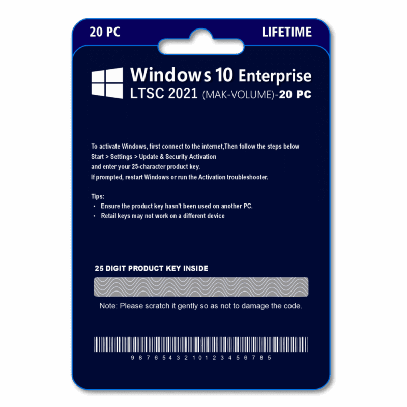 Windows 10 Enterprise LTSC 2021 20PC