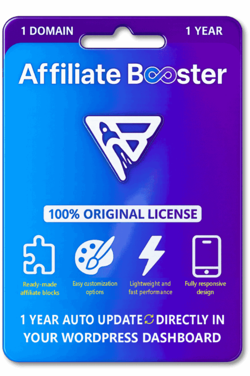 Affiliate booster Premium With Original License Key