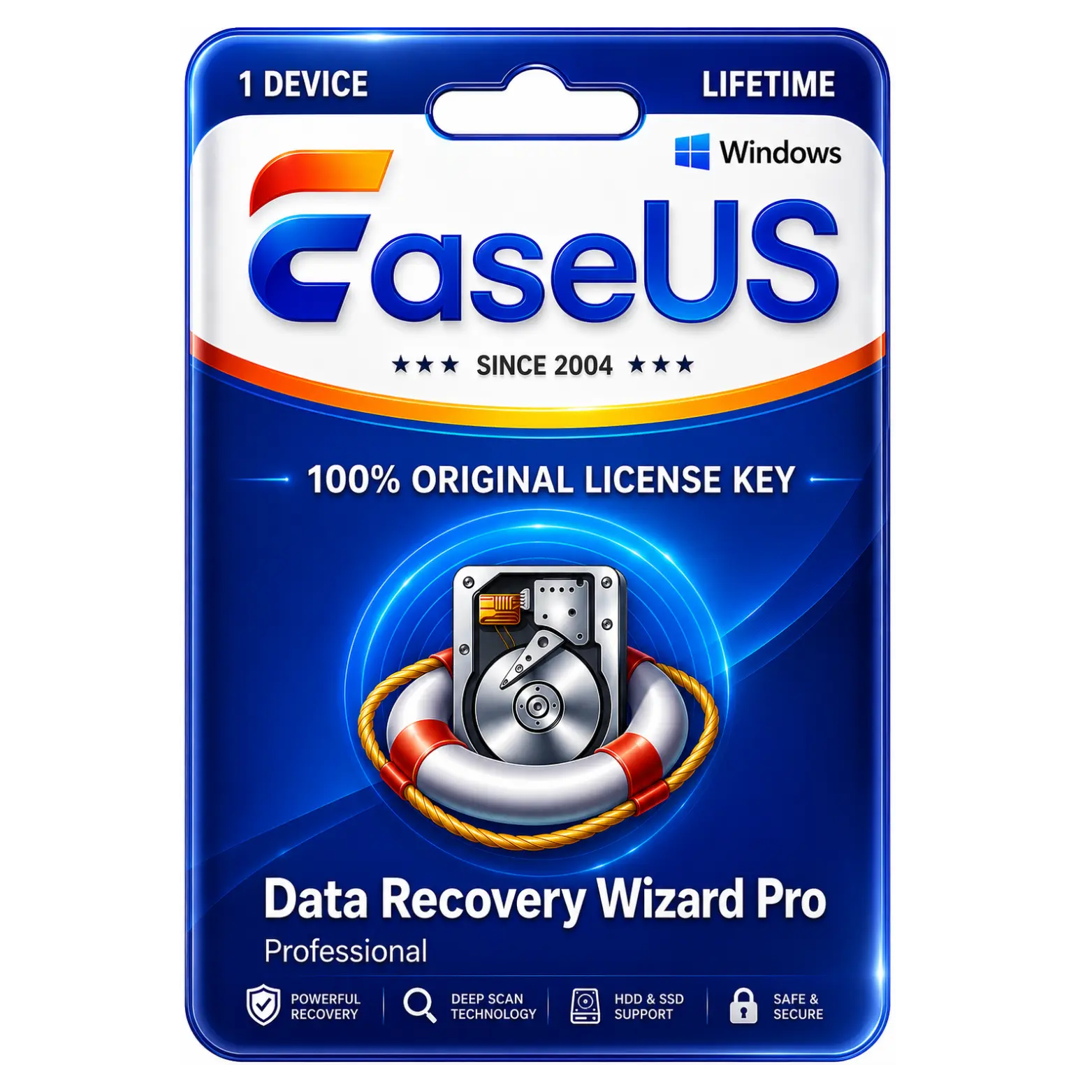 EaseUS Windows (1) EaseUS Data Recovery 1 Device, Lifetime License Key for Windows - Image 1