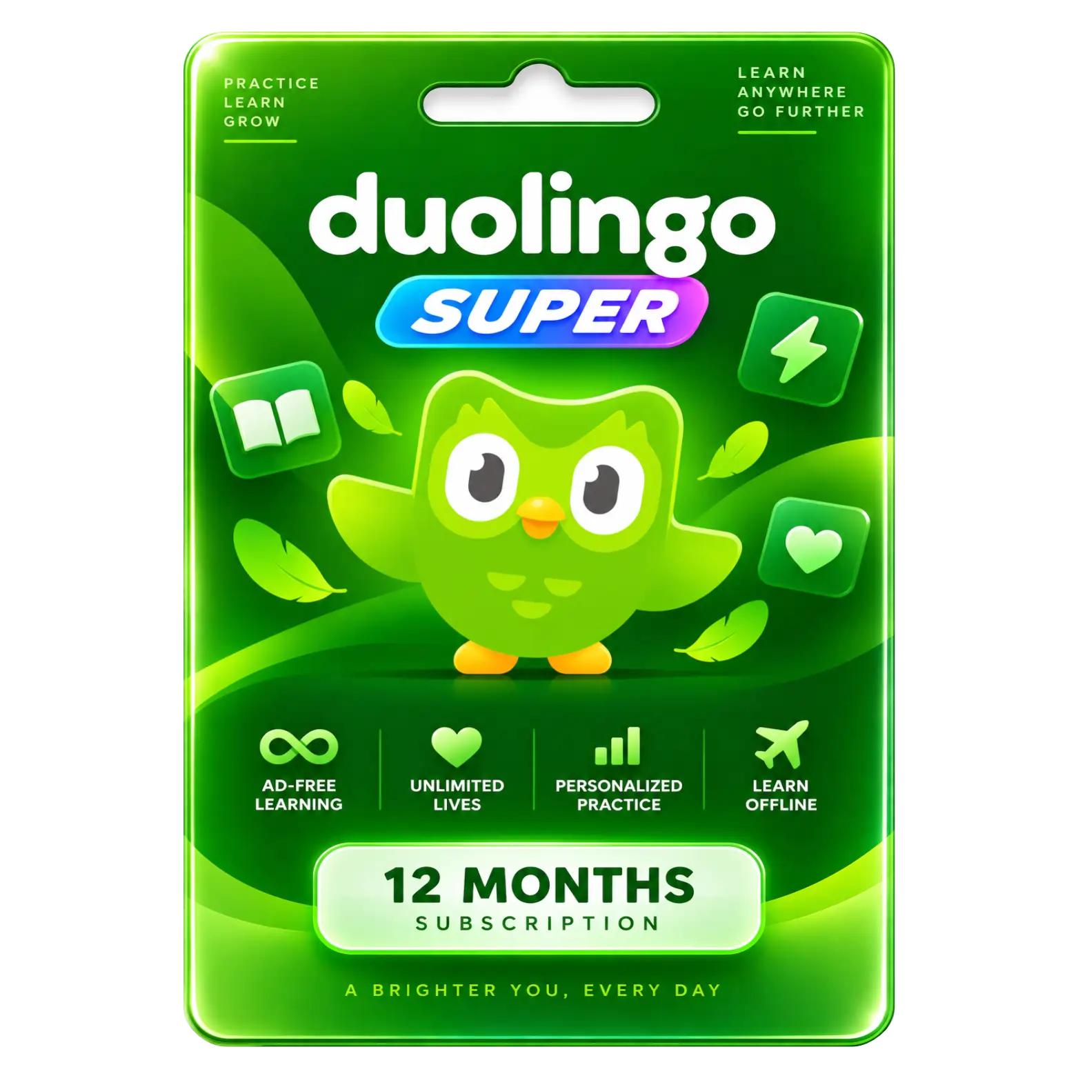 Duolingo Super Duolingo Super 12 Month Subscription - Image 1