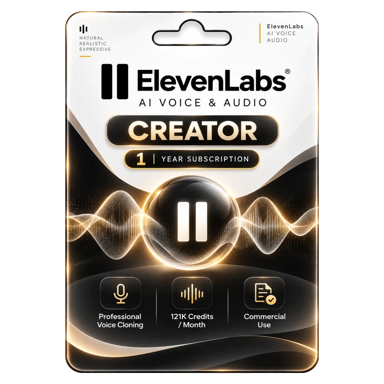 ElevenLabs Creator Plan ElevenLabs Creator Plan | 1 Year Subscription - Image 1
