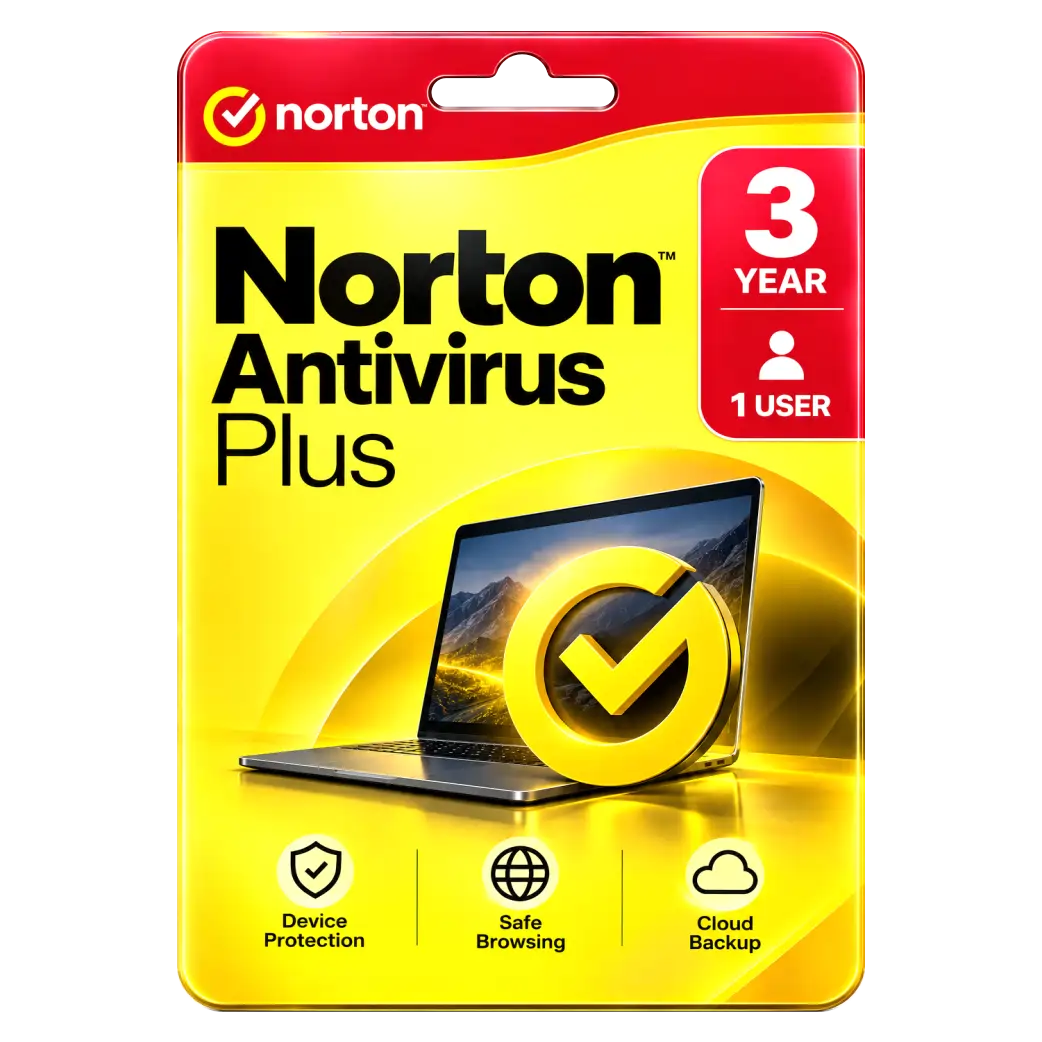 Norton Antivirus Plus 1D 3Y Norton Antivirus Plus 1 Device for 3 Years - Image 1