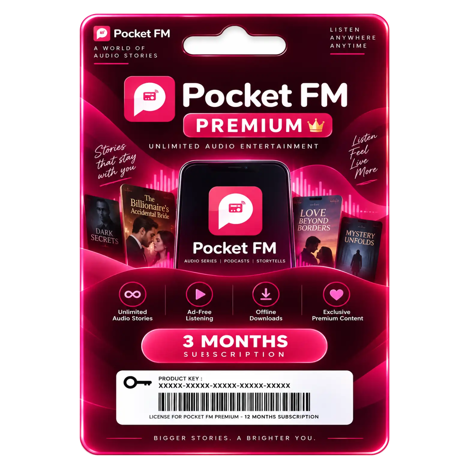 Pocket FM Premium Pocket FM Premium 3 Month Subscription - Image 1