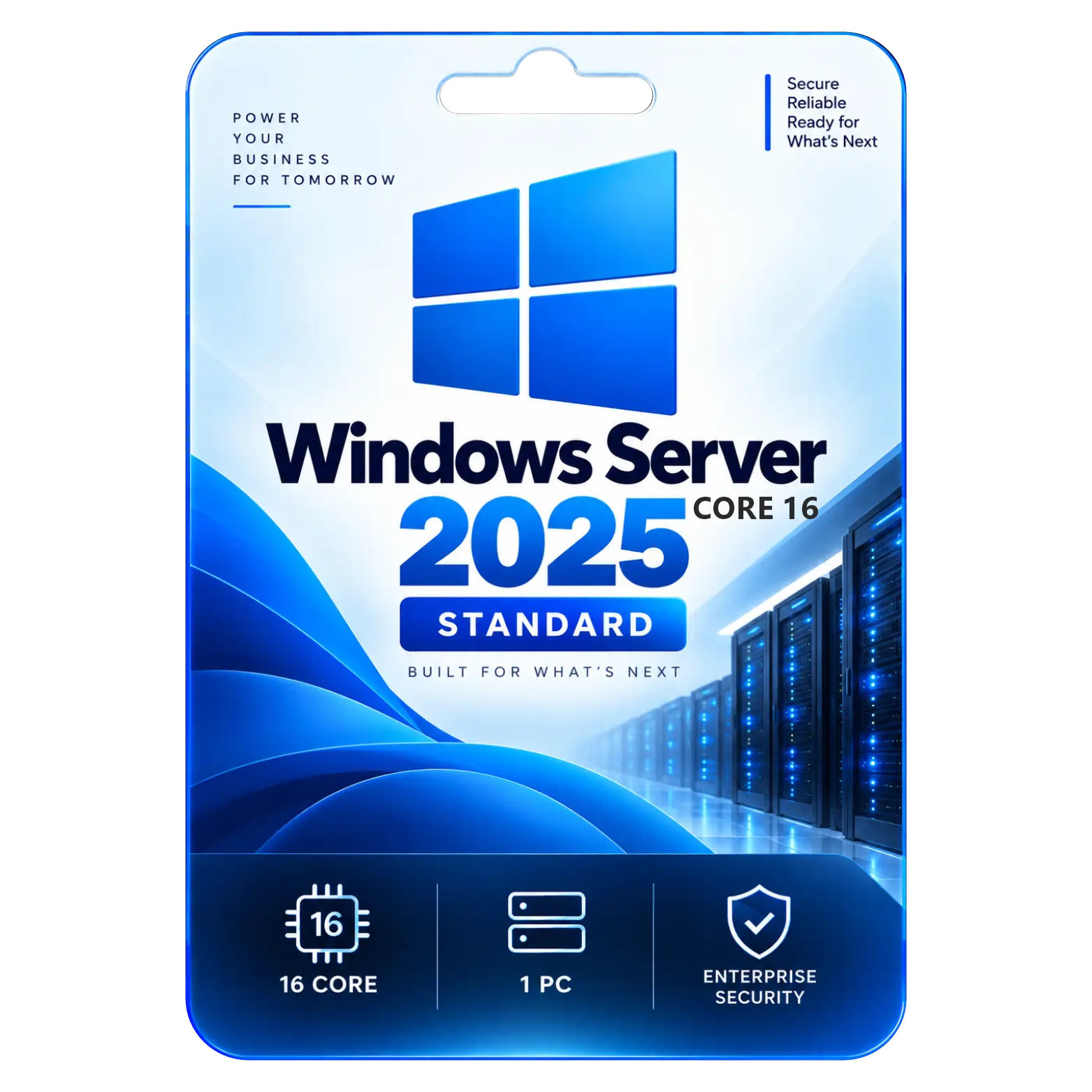 windows Server 2025 Core 16 Windows Server 2025 Standard - 16 Core 1 PC - Image 1